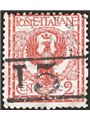 Trentino 1918/19 Floral 2 c. with overprint “T 5” between the horizontal lines no. 10 Cert. Biondi Cat. €220 (**)