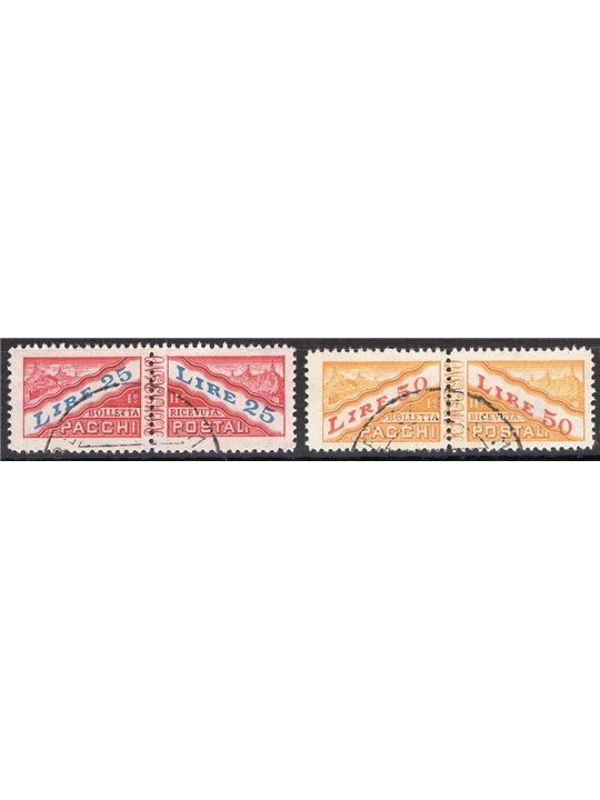 Trentino 1918/19 Venezia Tridentina 5 h. and 20 h. with overprint ‘TAXE’ series no. BZ3 31A/32 Biondi Certified Cat. €760 (U)