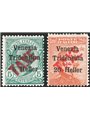 Trentino 1918/19 Venezia Tridentina 5 h. on 5 c. and 20 h. on 20 c. with ‘TAXE’ overprint in red no. BZ3 47/48 Biondi Certificat