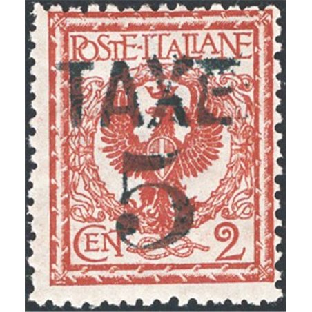 Trentino 1918/19 Floral 2 c. with overprint “TAXE 5” in black no. BZ3 75 Biondi Certificate Cat. €270 (**)