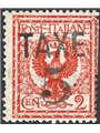 Trentino 1918/19  Floreale 2 c. con soprast. "TAXE 5" in nero n° BZ3 75 Cert. Biondi Cat. € 180 (*)