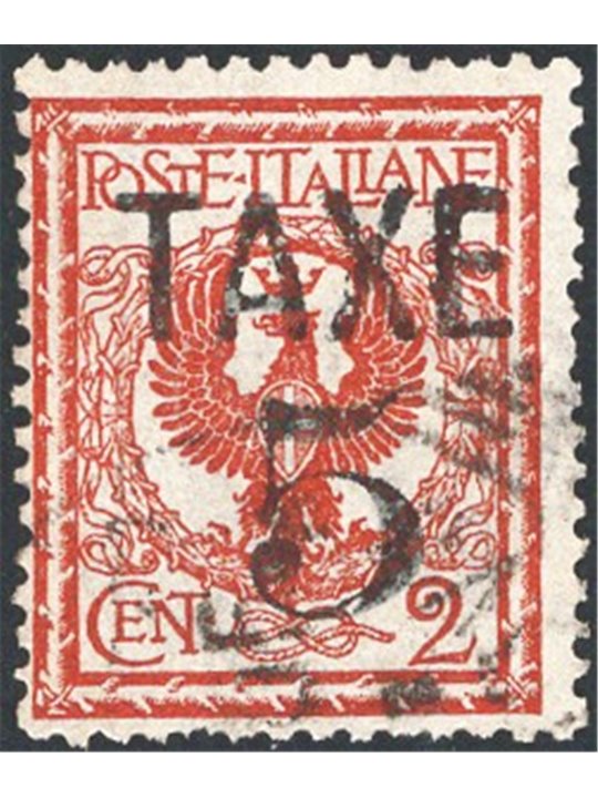 Trentino 1918/ 19 Floral 2 c. with overprint “TAXE 5” in black no. BZ3 75 Biondi Certificate Cat. €180 (U)