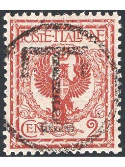 Trentino 1919 Floreale 2 c. con soprast. “T” n° BZ3 114A Cat. € 165 (**)