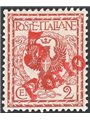 Trentino 1919 Floreale 2 c. con soprast. “5” a macchina e “PORTO” in diagonale n° BZ3 128 Cert. CiBaFil Cat. € 1.500 (**)