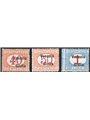 Venezia Giulia 1918 Segnatasse soprast. serie n° 1/7 Cert. CiBaFil Cat. € 1.600 (*)