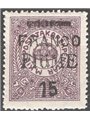 Fiume 1919 Cassa di Risparmio Ungheria soprast. "Fiume" n° 31 Cat. € 125 (**)