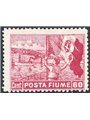 Fiume 1919 Vedute 60 c. carminio "Posta Fiume" dent. 13 n° 52/Ic Cert. CiBaFil Cat. € 2.500 (**)
