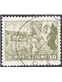 Fiume 1919 Vedute 10 c. oliva "Posta Fiume" dent. 12¼ n° 56/Ib Cert. CiBaFil Cat. € 2.250 (U)