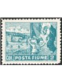 Fiume 1919 Allegorie 2 c. azzurro dent. 12½,combinazione di dentellatura molto rara e non catalogata (n° 59) ma menzionata Cert.