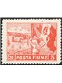 Rijeka 1919 Allegories 3 c. vermilion perforated 13¼x12½ – a very rare and unlisted perforation combination (no. 60) but mention