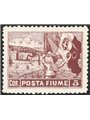Fiume 1919 Allegorie 5 c. bruno dent. 12¼x12¾ combinazione di dentellatura molto rara e non catalogata (n° 61) ma menzionata Cer