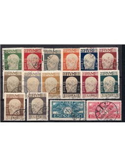 Fiume 1920 Portrait of G. D’Annunzio and Knights (express) series no. 113/26 + Ex 1/2 CiBaFil Cert. Cat. 420 (U)