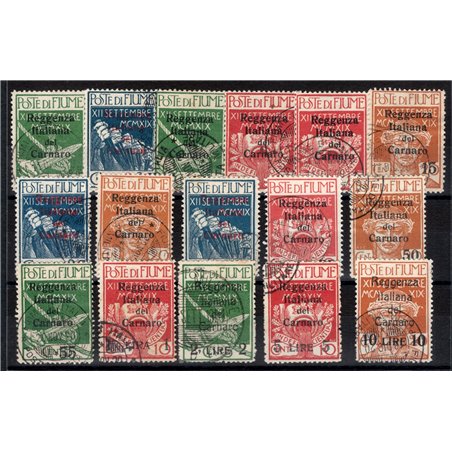Rijeka 1920 Regency of Carnaro series no. 131/46 CiBaFil Cert. Cat. €1,400 (U)