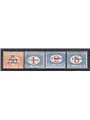 Dalmatia 1922 Overprinted tax stamp series no. 1/4 Cat. €260 (*)