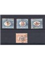 Dalmatia 1922 Overprinted tax stamp series no. 1/4 Biondi Cert. Cat. €650 (U)