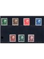 Albania 1942 Unione Italo Albanese serie n° 30/36 Cert. CiBaFil Cat. € 375 (**)