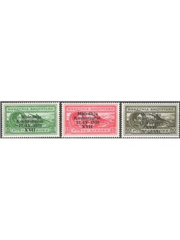 Albania 1939 P.A. Assemblea Costituente serie n° 1/3 Cat. € 75 (**)