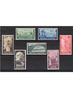Albania 1940 P.A. Various subjects series no. 5/11 catalogue price €200 (*)
