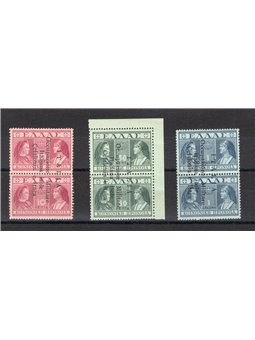 Cefalonia e Itaca Argostoli 1941 Francobollo di Grecia Previdenza soprast. serie n° 29/31. Firm. AD Cert. CiBaFil Cat. € 860 (**