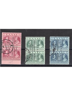 Kefalonia and Ithaca Argostoli 1941 Greek stamps Social Security overprint series no. 29/31 CiBaFil certified Cat. €480 (U)