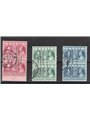 Kefalonia and Ithaca Argostoli 1941 Greek stamps Social Security overprint series no. 29/31 CiBaFil certified Cat. €480 (U)