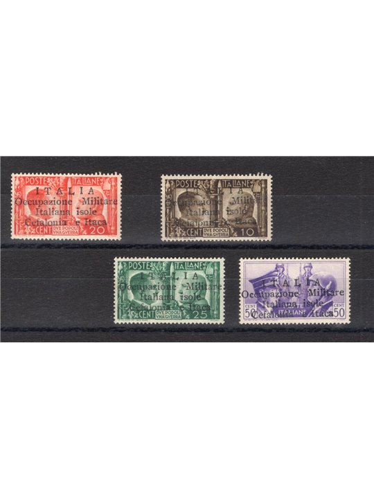 Cefalonia e Itaca Itaca 1941 Amicizia Italo Tedesca con soprast. tipo Argostopoli emissione privata non autorizzata e non catalo