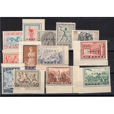 Corfu Italian Military Occupation 1941 Mythological overprint series no. 19/31 certified by Biondi catalogue price €3,500 (**)