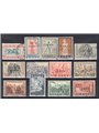 Corfù Occup. Militare Italiana 1941 Mitologica soprast. serie n° 19/31 Cert. Biondi Cat. € 875 (U)