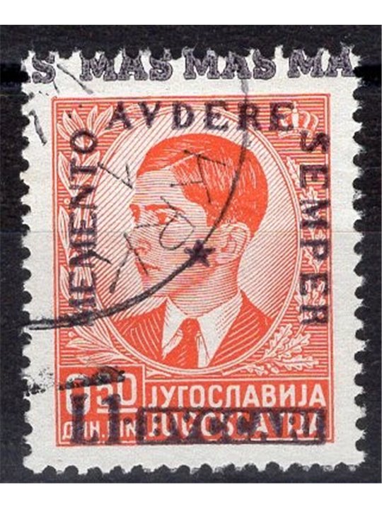 Fiumano Kupa Zone 1941 ‘Beffa di Buccari’ No. 35 Cat. €90 (U)