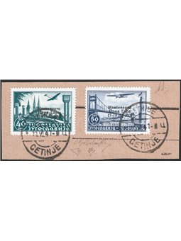 Montenegro 1943 U/Fr P.A. ‘Stamps of Yugoslavia’ with ‘Montenegro’ overprint signed certificate