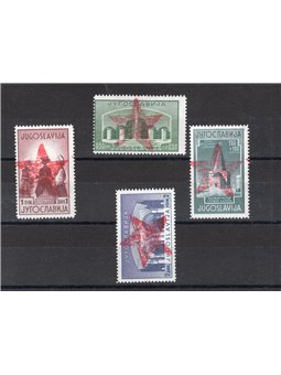 Libero Montenegro Partigiani di Ivangrad 1943/44 Legionari con soprast. in rosso carminio di una grande stella CEI serie n° 50/5