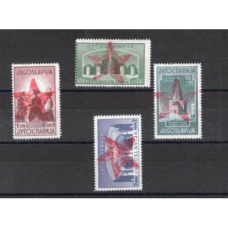 Libero Montenegro Partigiani di Ivangrad 1943/44 Legionari con soprast. in rosso carminio di una grande stella CEI serie n° 50/5