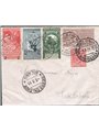 Libero Montenegro Partigiani di Lagosta 1943 Francobolli della serie Imperiale con soprast. “SMRT FASISMU” 1,25 £ violetta e 1,7