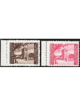 Istria and the Slovenian Littoral 1946 St Justus 11½ perforation series no. 60Aa/Aa Biondi Certificate Cat. €5,600 (**)