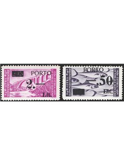 Istria and the Slovenian Littoral 1946 overprint with different typeface no. 6A/7A CiBaFil Certificate Cat. €950 (**)