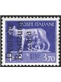 Zara 1943 Imperial 3.70 £ violet with occupation overprint no. 14. Ludin BPP postmark. CiBaFil certified. Cat. €15,000 (**)