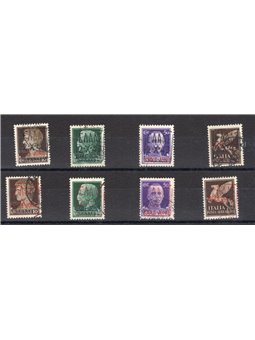 Zara Amministrazione Civile Greca 1943 Emissione completa CEI n° 1/6 + P.A. 1/2. Firm. Chia Cert. Biondi Cat. € 3.430 (U)