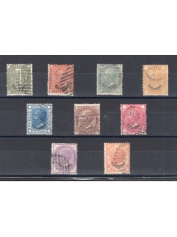 Levante General Issues 1874 Italian stamps with modified corners and ‘Estero’ overprint series no. 1/9 CiBaFil certified Cat. € 