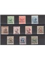 Levante Constantinople 1922 VIII Local Issue series no. 58/67 CiBaFil Certificate Cat. €550 (*)
