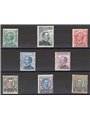 Levante Durres 1909/11 Overprint series no. 1/8 CiBaFil Certified Cat. €700 (*)