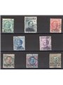 Levante Thessaloniki 1909/11 Overprint “Thessaloniki” and new denomination series no. 1/8 CiBaFil certified Cat. €1,200 (U)