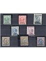 Levante Smirne 1909/11  Soprast. "Smirne" e nuovo valore serie n° 1/8 Cert. Biondi Cat. € 875 (**)