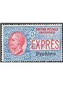 Cina Pechino 1918 Espresso d'Italia 30 c. azzurro e rosso con soprast. “Pechino” n° 1 Cat. € 85 (**) 