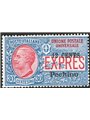 Cina Pechino 1918 Espresso d'Italia 30 c. azzurro e rosso con soprast. “12 cents” n° 2 Cert. CiBaFil Cat. € 140 (**) 
