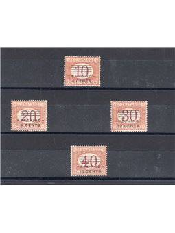 China Beijing 1918 Tax stamp series no. 9/12 with excellent centring. Biondi Certified Cat. €650 (**)
