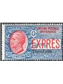 China Tientsin 1918 Express 30 c. light blue and red overprint no. 1 Cat. €85 (**)
