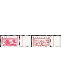 Emissioni  Aosta 1944 Soggetti vari serie n° 9/16 Cat. € 125 (**)