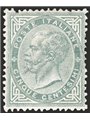 Italia 1863 Vitt. Emanuele 5 c. grigio verde grigio scuro n° T16 Cert. CiBaFil Cat. € 2.500 (**)