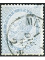 Italia 1863 Vitt. Emanuele 15 c. celeste smorto n° L18 con annullo primo giorno Cert. Biondi (U)