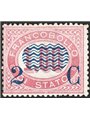Italia 1878 Servizio 1,00 £ lacca su 2 c. n° 33. Firm. Chia Raybaudi Cert. Apicella Cat. € 900 (**)